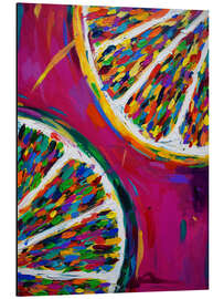 Magnettafel Zitronen- und Limettenscheiben