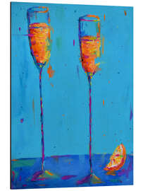 Magnettafel Zwei Mimosen