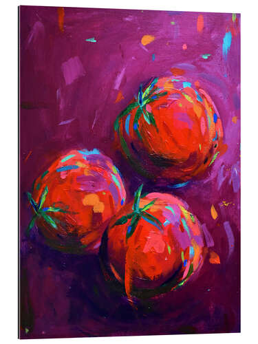 Tableau en plexi-alu Three Tomatoes