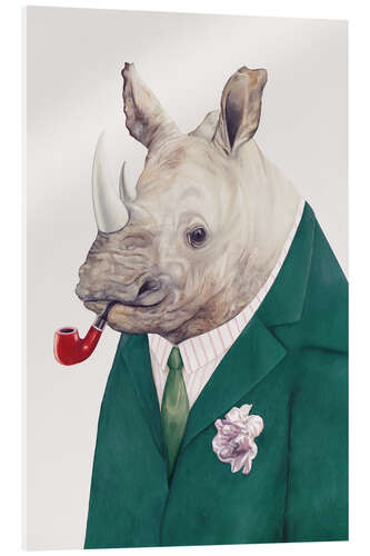 Acrylic print Rhinoceros