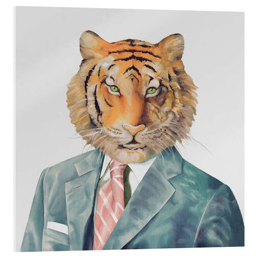 Stampa su vetro acrilico Tiger