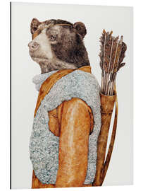 Aluminium print Hunter Bear - Animal Crew
