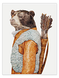 Plakat  Hunter Bear - Animal Crew