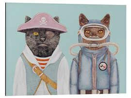 Aluminium print Aquatic Cats