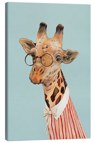 Tableau sur toile Lady Giraffe