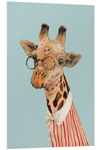 Foam board print Lady Giraffe