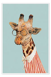 Poster Lady Giraffe