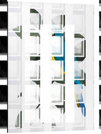 Magnettafel Blauer Papagei