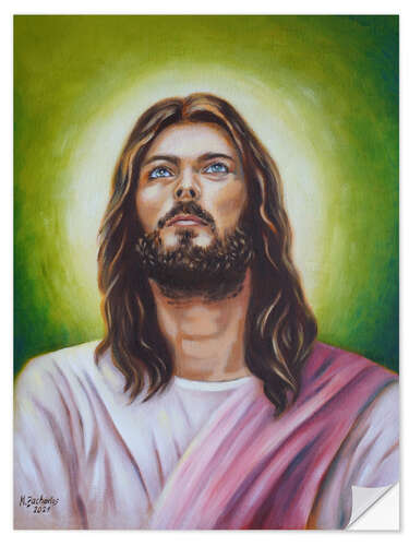 Sticker mural Jesus Christ Portrait