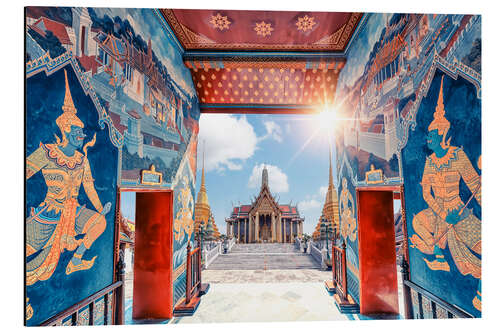 Aluminium print Grand Palace