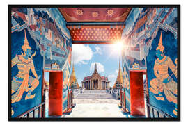 Gerahmter Kunstdruck Großer Palast