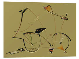 Quadro em PVC Vintage Bike