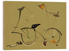 Tableau en bois Vintage Bike