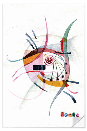 Självhäftande poster Salvador Dali's Eye