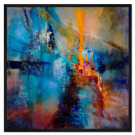 Gerahmter Kunstdruck Kaskaden