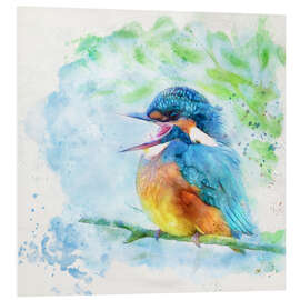 Tableau en PVC Happy kingfisher