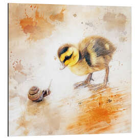 Magnettafel Küken auf Entdeckungsreise