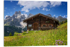 Gallery print Flower meadow in the Alps