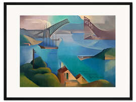 Gerahmter Kunstdruck Die Brücke