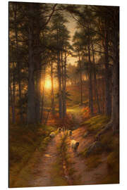 Magnettafel Die Sonne geht im Westen schnell unter