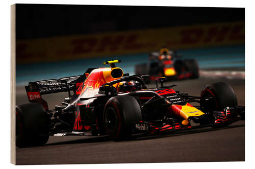 Puutaulu Max Verstappen leads Daniel Ricciardo, Red Bull Racing, Abu Dhabi GP, 2021