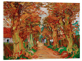 Quadro em acrílico Avenue of Linden Trees