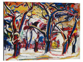 Magnettafel Kirschgarten im Winter