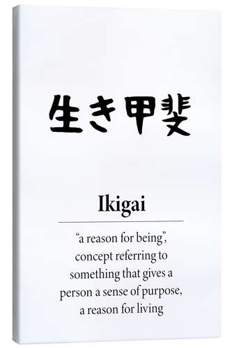 Leinwandbild Ikigai