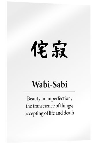 Acrylic print Wabi-sabi