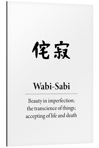 Aluminium print Wabi-sabi