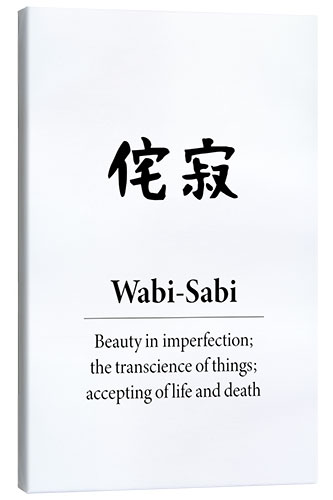 Leinwandbild Wabi-Sabi