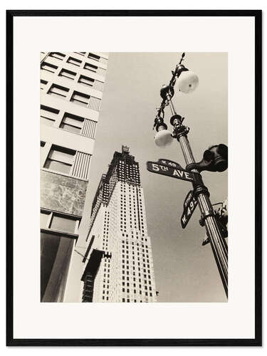 Framed art print New York, 5th Avenue