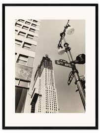 Impresión de arte enmarcada New York, 5th Avenue