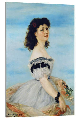 Quadro em plexi-alumínio Berta von Radowitz as a young girl