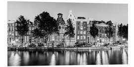 Foam board print Keizersgracht in Amsterdam