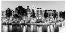 Selvklebende plakat Keizersgracht in Amsterdam