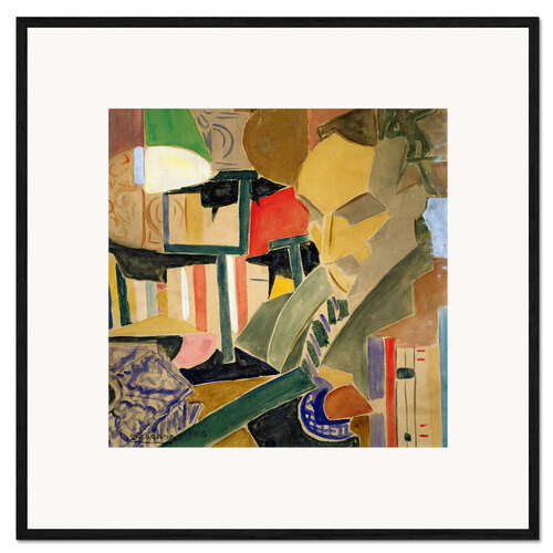 Impression artistique encadrée Portrait de Joan Salvat-Papasseit