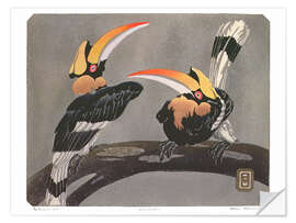 Muursticker Hornbills, 1937