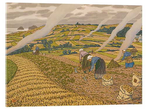 Akrylbilde Work in the field