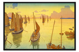 Gerahmter Kunstdruck Der Sonnenuntergang