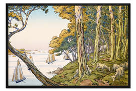 Gerahmter Kunstdruck Sommerabend