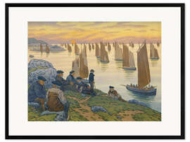 Framed art print The old