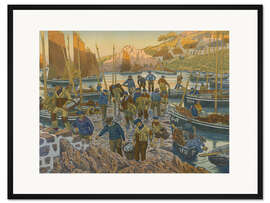 Gerahmter Kunstdruck Der Hafen