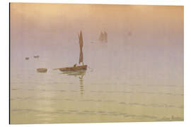 Magnettafel Nebel am Meer