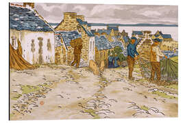 Magnettafel Straße in Tréboul