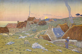 Magnettafel Mondaufgang