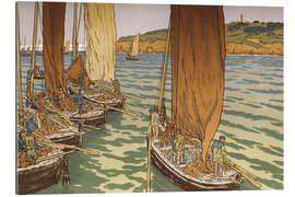 Gallery print Departure of the boats in Tréboul