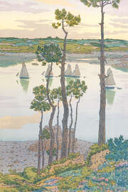 Magnettafel Die Ufer des Trieux