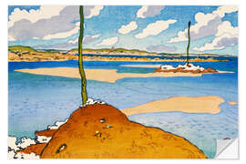 Sisustustarra La Balise Chéruette at low tide (Saint-Briac)