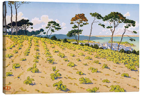 Canvas print The port of Ploumanach